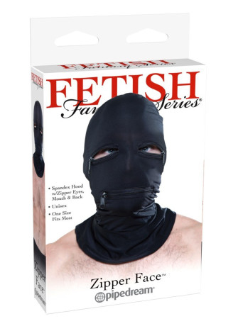 Zipper Face Hood
